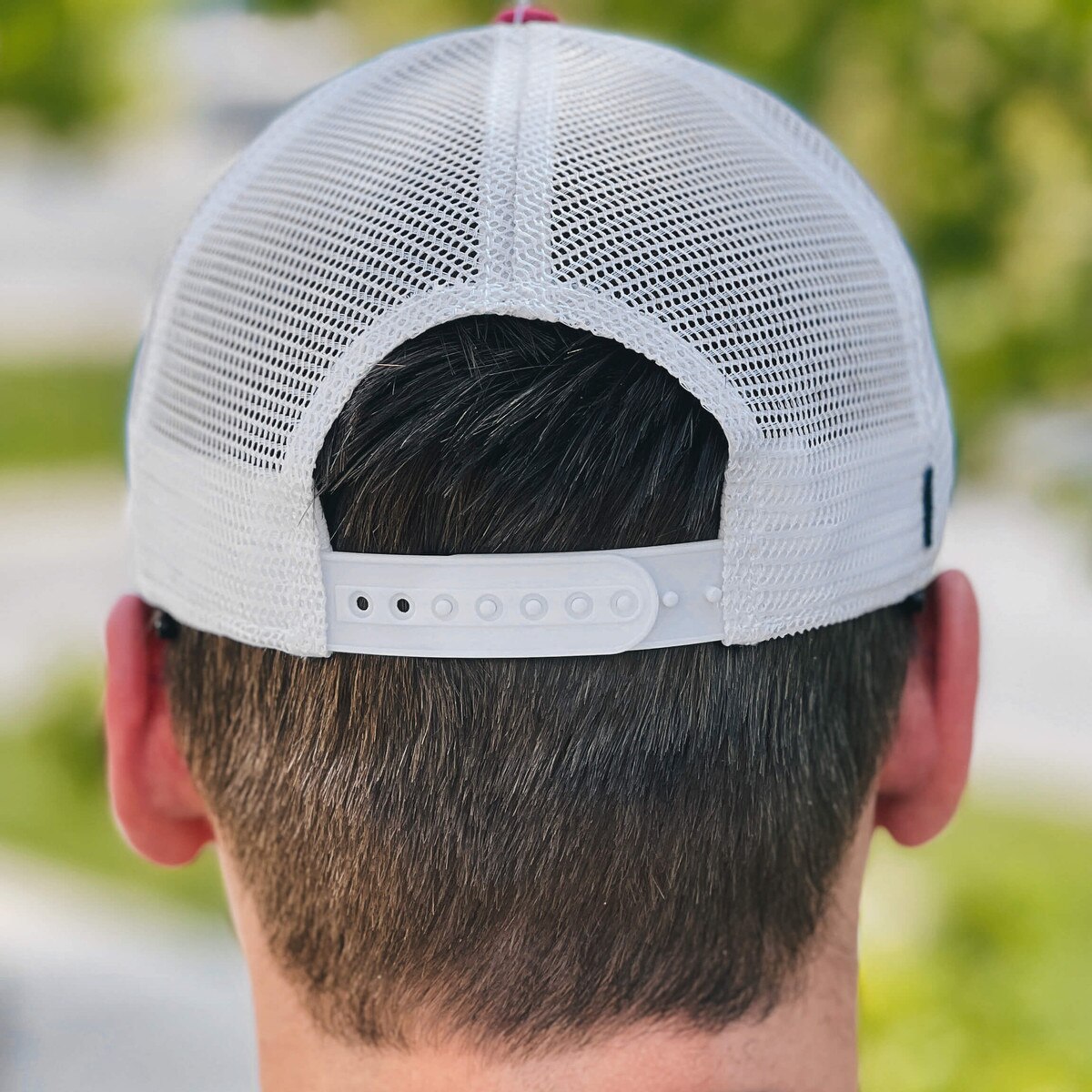 Legacy ISU Washed Cardinal & White Structured Trucker Hat